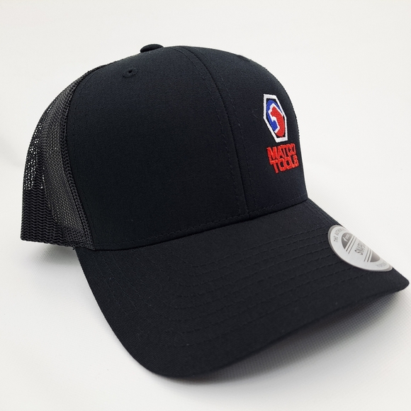 Matco Tools Trucker Mesh Snapback Cap Hat Black - Picture 3 of 4